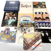 The Beatles - A collector's box set of fourteen vinyl LP records.