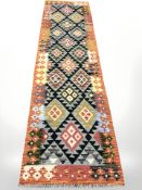 A Maimana Kilim runner,