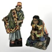 Two Royal Doulton figures 'Calumet' HN1689 and 'The Carpet Seller' HN1464.