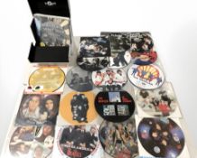 The Beatles - Approximately twenty five vinyl LP picture disks.