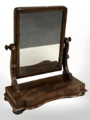 A Victorian dressing table mirror,