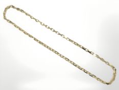 A gilded Sterling silver chain, length 61 cm CONDITION REPORT: 49.6g.