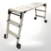 An aluminium folding decorator's scaffold,