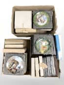 A quantity of collector's plates including Limoges (2 boxes) CONDITION REPORT: The