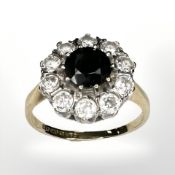 A 9ct gold dress ring, size G½ CONDITION REPORT: 2.