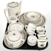 Thirty two pieces of Royal Copenhagen tea china.