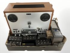 An Akai X-330 reel to reel,