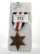 A WWII France and Germany Star named to Pte.