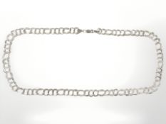 A Sterling silver necklace, length 49.5 cm CONDITION REPORT: 36.