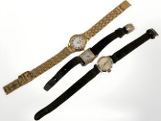 Three lady's Rotary wristwatches.
