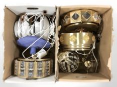 A group of Scandinavian light fittings.