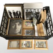 The Beatles - A collection of framed pictures, postcard sets, etc.