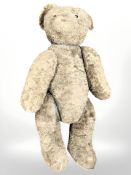 A vintage jointed mohair teddy bear,