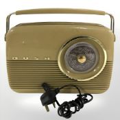 A vintage Bush radio.