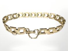 A 9ct gold bracelet CONDITION REPORT: 7.