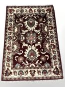 A Ziegler-design rug,