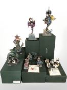 A group of Zeon Limited dragon ornaments, in boxes with certificates.