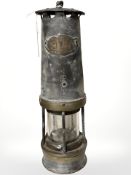 A Haydock miner's safety lamp.