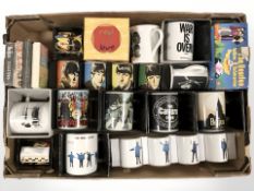 The Beatles - A quantity of collector's mugs and coasters.