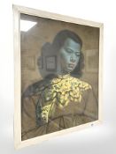 After Tretchikoff : Chinese Girl, colour print, 49 cm x 59 cm.