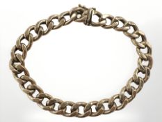 A 9ct yellow gold bracelet, length 19 cm CONDITION REPORT: 12.
