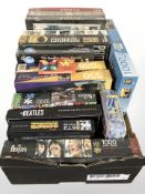 The Beatles - A collection of puzzles, some sealed in cellophane.