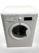 An Indesit 9kg washing machine