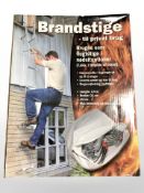 A fire escape ladder in box