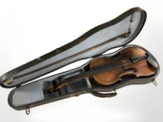 Violin with two piece 14
