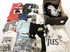 The Beatles - A collection of branded t-shirts, hoodie, etc.