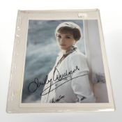 A signed photograph of Julie Andrews, 26 cm x 20 cm.