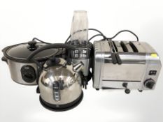A Dualit toaster, kettle etc ( 1 box)