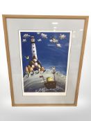 After Libby Lord : Love That's Ocean Deep, limited edition colour print,