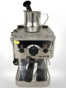 A Dualit Espressiv coffee machine.