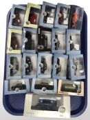A group of Oxford 1:76 scale die cast vehicles in boxes.