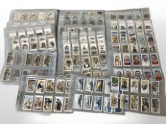 A collection of John Player & Sons cigarette cards including numerous sets.