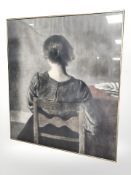 A Danish Vilhelm Hammershoi* gallery poster, 70 cm x 80 cm.