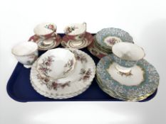 Five pieces of Royal Albert Lady Carlyle tea china,