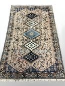 A Kashgai rug, 244 cm x 150 cm.