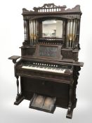 A 19th century mahogany pipe organ by The Bell Organ & Pipe Company Limited,