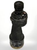 A British World War II monocular spotting scope, dated 1944, length 20.5 cm.