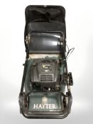 A Hayter petrol lawn mower