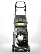 A Hayter petrol scarifier.