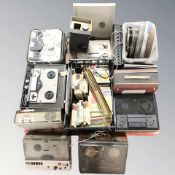 A group of reel to reel players including Fidelity,