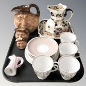 A Masons Mandarin jug and bowl, a Susie Cooper Talisman part tea set,