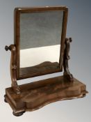 A Victorian dressing table mirror,