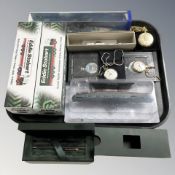 A group of die cast models including Eddie Stobart, battleships,