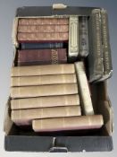 Antiquarian volumes including 'Cromwell's Letters & Speeches' by Carlyle, volumes 1 to 3,