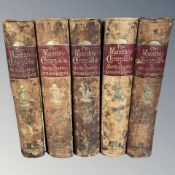 Five volumes of 'The Monthly Chronicle of North-Country Lore and Legend',