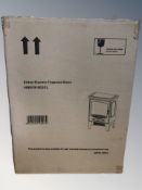 A Kirton electric fireplace stove in box.